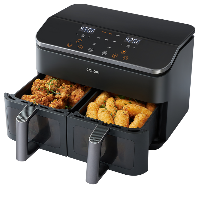 COSORI 9.0-Quart Dual Basket Air Fryer