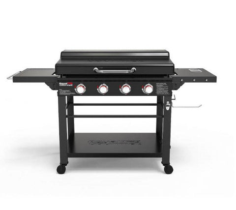 Brander 4 Burner Gas Griddle w/Lid & Warming Rack