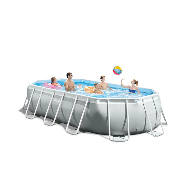 16ft 6in X 9ft X 48in Prism Frame Oval Pool Set