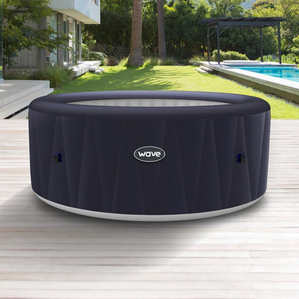 Atlantic | 6-Person Inflatable Hot Tub | Integrated Heater | Navy