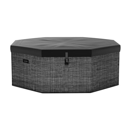 Como | 6-Person Eco Foam Hot Tub | Built-In Integrated Heater | Flint Grey